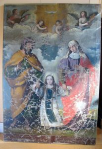 San José y Santa Ana con la Virgen niña